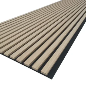 Premium Akoestisch wandpaneel Bamboe Onbehandeld 2700x605x18mm