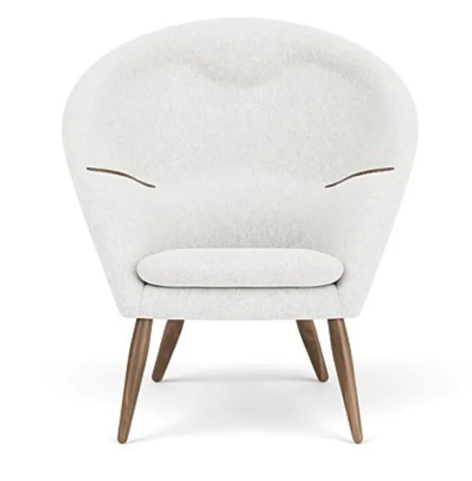 Audo Copenhagen Oda Lounge fauteuil-Walnut-Hallingdal 65 0110 Exclusieve Aanbieding