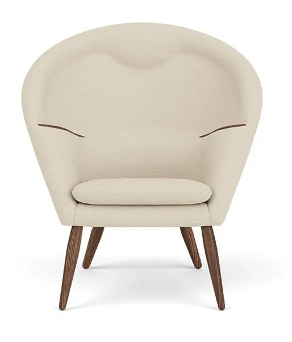 Audo Copenhagen Oda Lounge fauteuil-Walnut-Hallingdal 65 200 Koop Vandaag