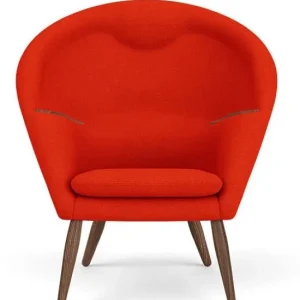 Alleen Vandaag Audo Copenhagen Oda Lounge fauteuil-Walnut-Hallingdal 65 600