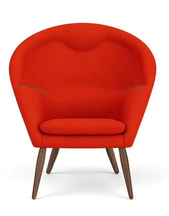 Alleen Vandaag Audo Copenhagen Oda Lounge fauteuil-Walnut-Hallingdal 65 600