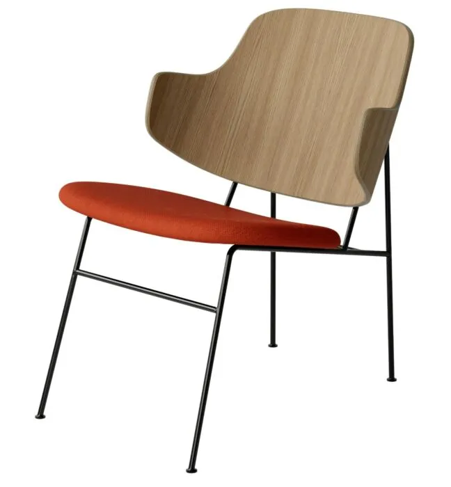 Audo Copenhagen The Penguin Lounge fauteuil - Natural Oak-Hallingdal 65 600 Nieuw