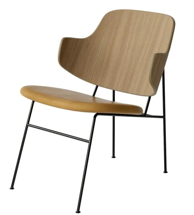 Beperkte Voorraad Audo Copenhagen The Penguin Lounge fauteuil - Natural Oak-Dakar 0250