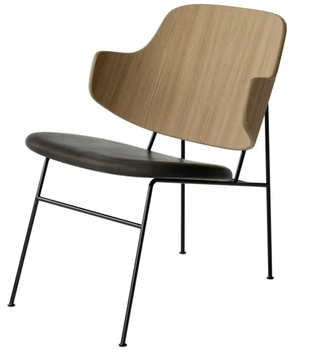 Alleen Vandaag Audo Copenhagen The Penguin Lounge fauteuil - Natural Oak-Dakar 0842