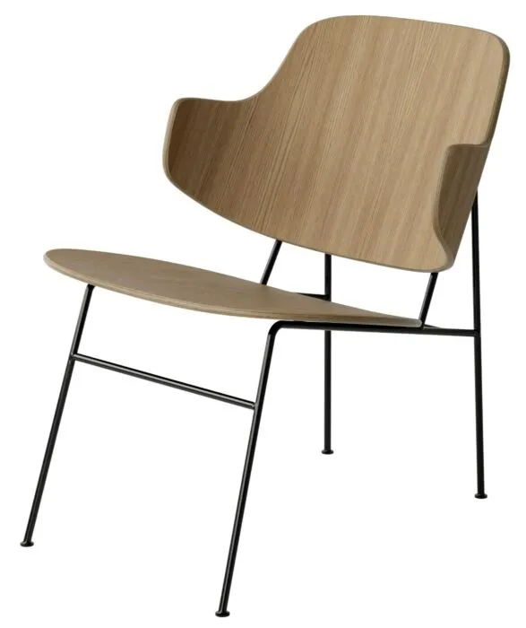 Uitverkoop Audo Copenhagen The Penguin Lounge fauteuil - Natural Oak-Oak