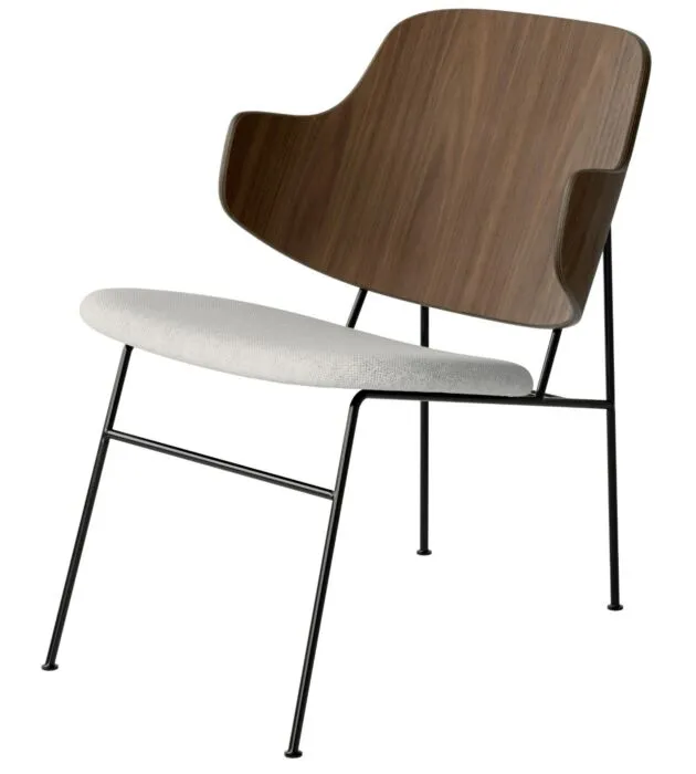 Audo Copenhagen The Penguin Lounge fauteuil - Walnut-Hallingdal 65 0110 Tijdelijk Beschikbaar