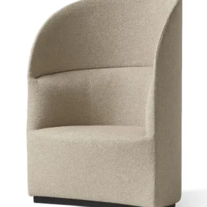 Meest Verkocht Audo Copenhagen Tearoom Lounge hoge fauteuil -Audo Copenhagen Bouclé 02