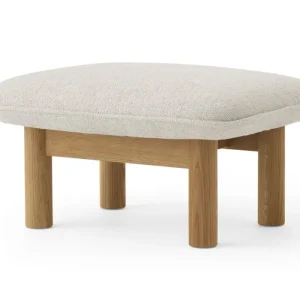 Audo Copenhagen Brasilia Ottoman voetenbank-Natural Oak-Moss 0011 Favoriet