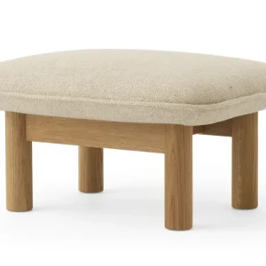 Audo Copenhagen Brasilia Ottoman voetenbank-Natural Oak-Audo Copenhagen Bouclé 02 Voordeelprijs