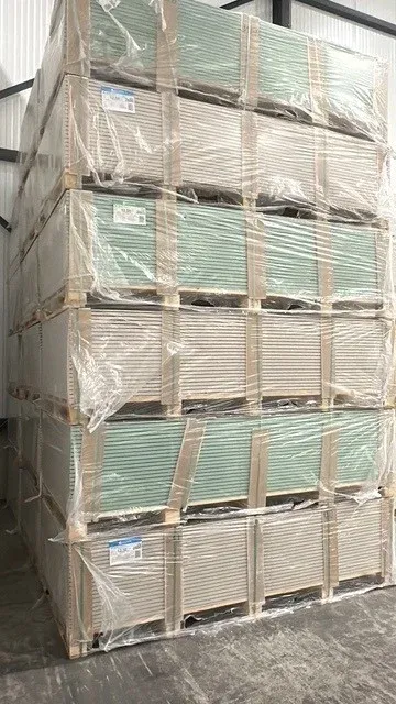 Outlet pallet gipsplaat 2600x1200x12,5mm 2AK (=137,28m²) Laatste Versie