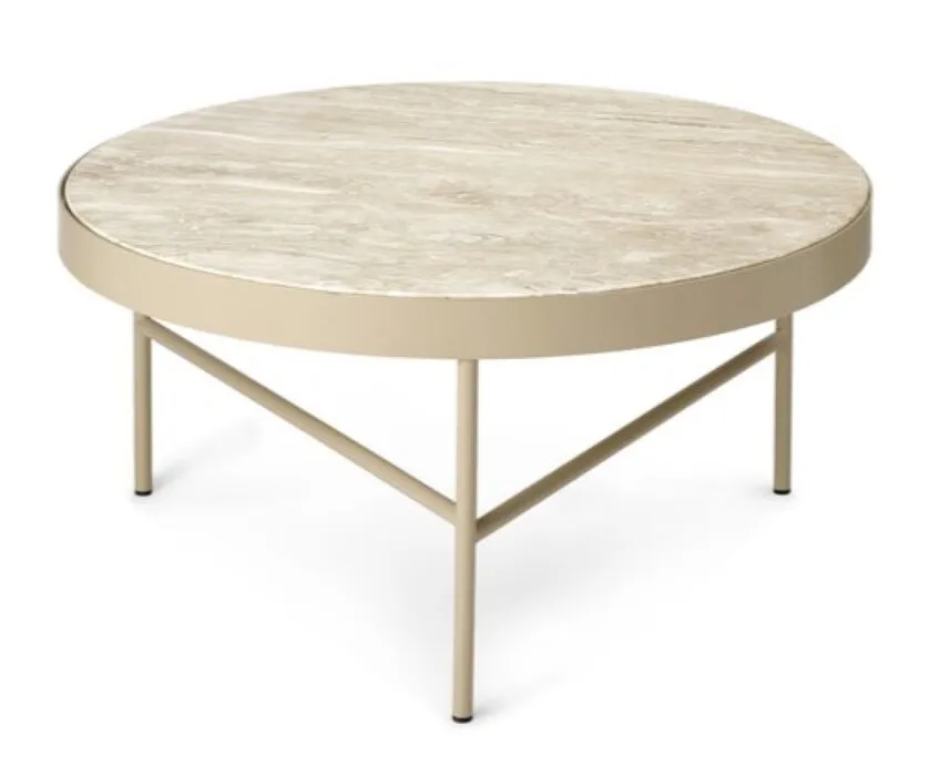 Ferm Living Travertine salontafel-Large Tijdelijk Beschikbaar