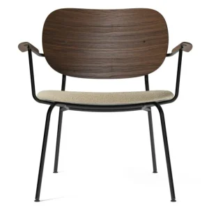 Audo Copenhagen Co lounge fauteuil - Dark Stained Oak - gestoffeerde zitting-Audo Copenhagen Bouclé 02 Korting