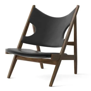 Audo Copenhagen Knitting Lounge fauteuil - Walnut-Dakar 0842 Betaalbaar