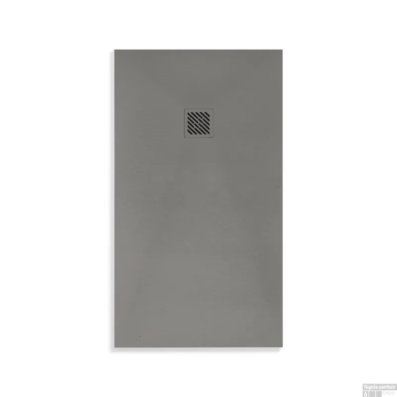 Douchebak BWS Elsa Composiet Anti-slip 100x100x3 cm Mat Grijs Beperkt Aanbod