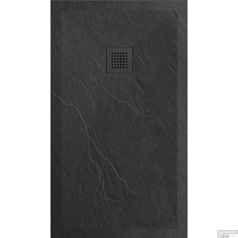 Meest Verkocht Douchetub Sanimar Sanistone 140 x 90 cm Zwart