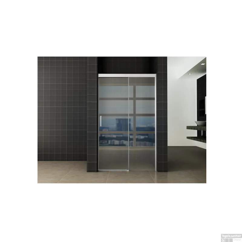 BWS Douchedeur Softclose 2.0 120x200cm 8mm Aluminium NANO Coating Nisdeur Beperkt Aanbod