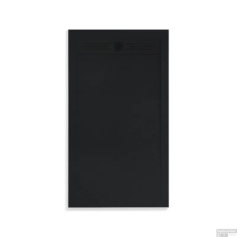 Koop Online Douchebak BWS Veroni Elite 120x80 cm Composietsteen Mat Zwart