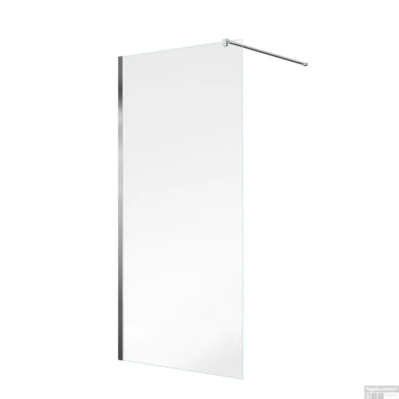 Betrouwbaar Inloopdouche Van Marcke Go Linard 140x200 cm 8 mm EasyClean Profielloos Chroom