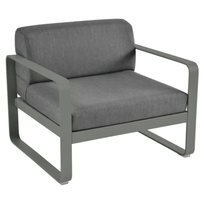 Populair Fermob Bellevie fauteuil met graphite grey zitkussen-Rosemary
