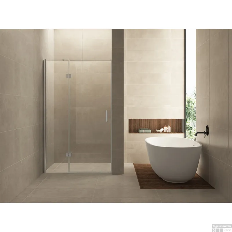 Populair Nis swingdeur Wiesbaden 120x200cm + vast paneel 8mm NANO coating