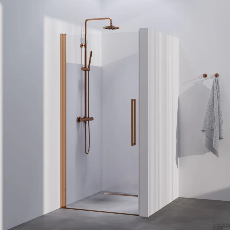 Favoriet BRAUER Season nisdeur model A met draaideur helder glas 90x200 omkeerbaar incl. glascoating Season-Koper