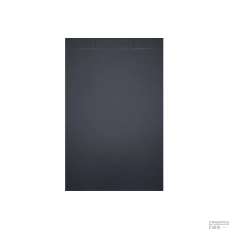 Betaalbaar Douchebak Riho Isola 90x80 cm Mat Antraciet