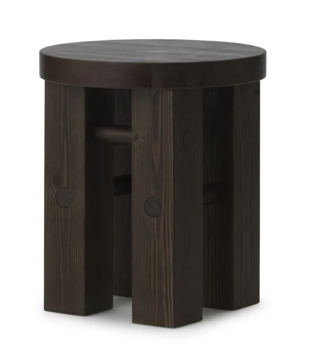 Finale Uitverkoop Normann Copenhagen Fyr kruk-Dark Brown