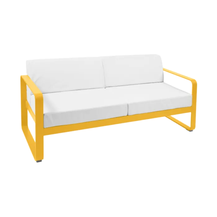 Fermob Bellevie 2-zits loungebank met off-white zitkussen-Honey Laatste Kans