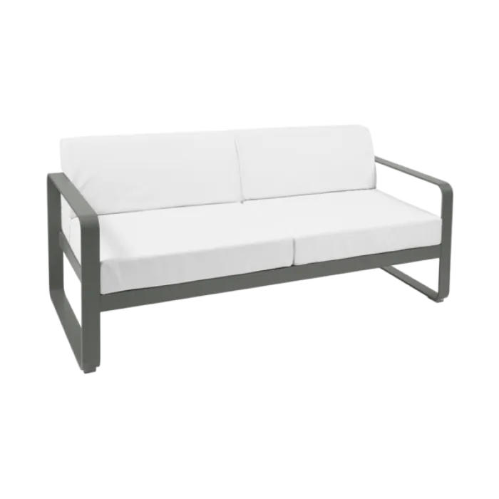 Direct Verzonden Fermob Bellevie 2-zits loungebank met off-white zitkussen-Rosemary