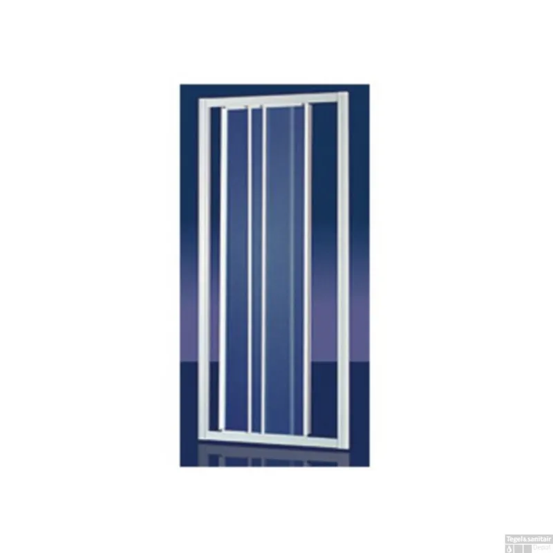 Gereduceerde Prijs Nisdeur Plieger Economy Schuifdeur 3-delig 2.2 mm Acryl 94x185cm Wit