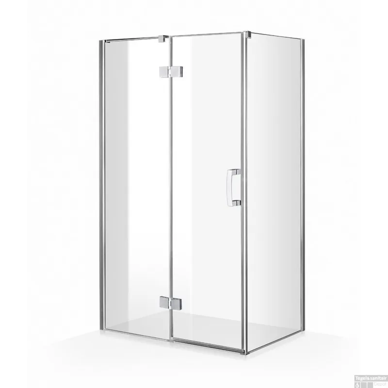 Douchecabine BWS P&C Design 100x...cm 8mm Veiligheidsglas NANO Coating Populair