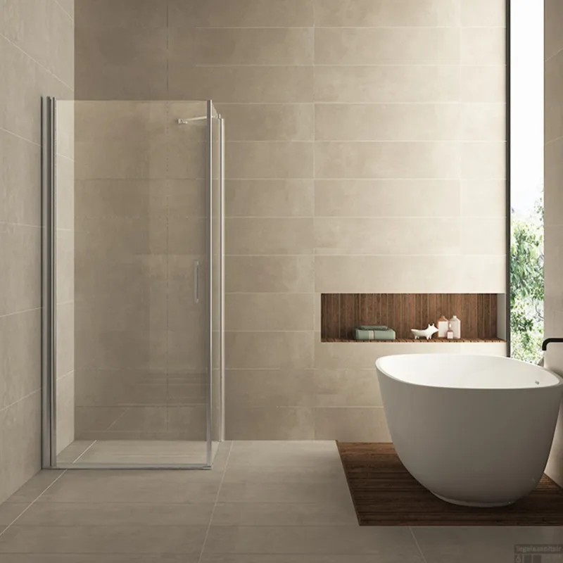 Koopje Douchecabine Wiesbaden met swingdeur 100x100cm 8mm NANO coating