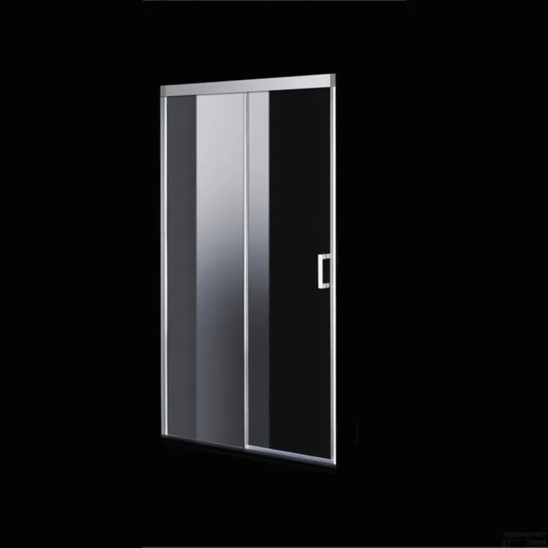 Nisdeur BWS Linea 120x200 cm Soft-Close Aluminium Profiel Chroom Voordeelprijs