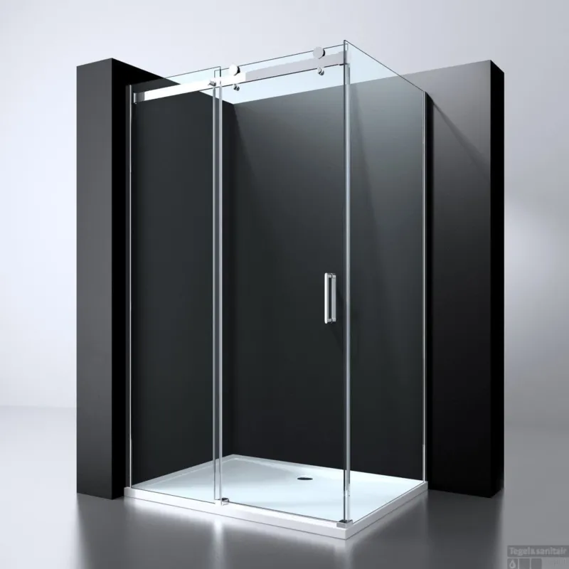 Best Design Erico-Rechthoek Cabine Schuifdeur & Wand 120X90X200cm Nano Glas 8mm Bestseller