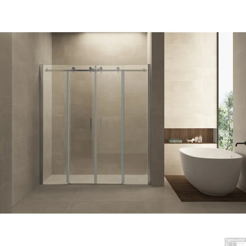 BWS Nisdeur Schuifbaar 4-Delig 180x200 cm 8 mm Nano Coating Bestseller