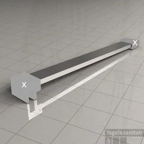 Losse stabilisatiestang chroom 120cm Voordeelprijs
