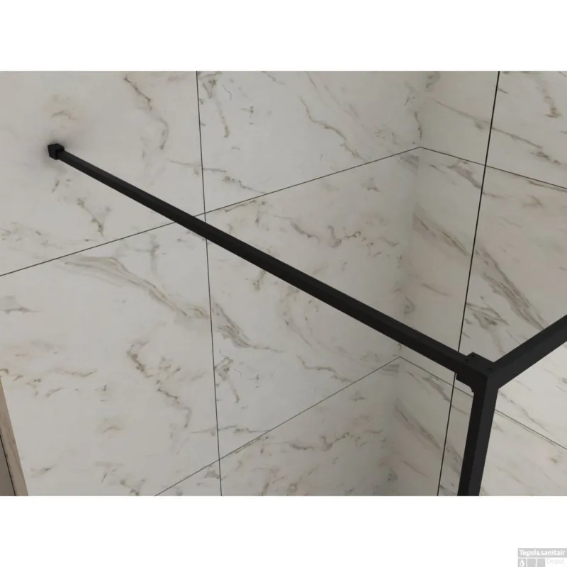 Flitsaanbieding Stabilisatiestang Wiesbaden Square 120 cm Compleet Mat Zwart