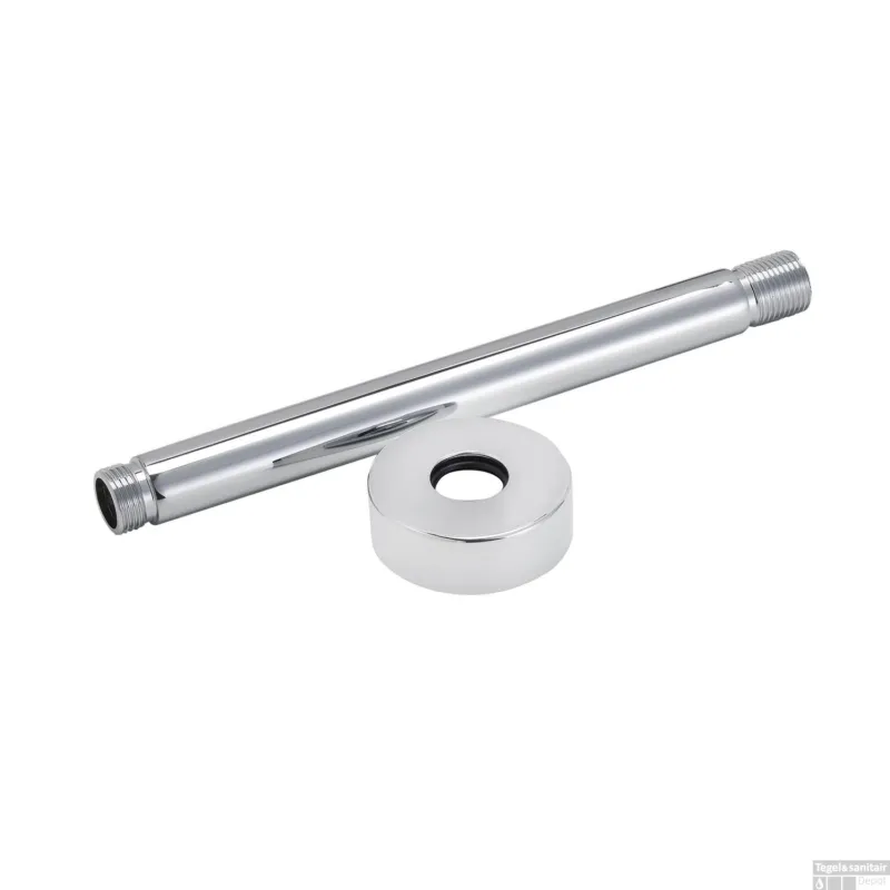 Betrouwbaar BWS Douchearm Hera Luxe Plafondbevestiging Rond 20 cm RVS