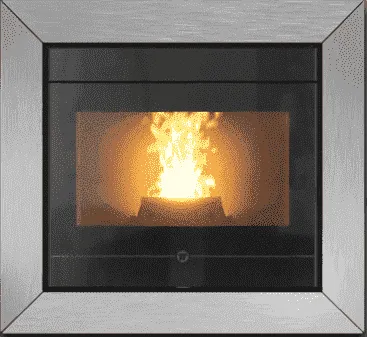 Tijdelijk Beschikbaar Thermorossi Insert Line Idra Evo CV-pelletkachel