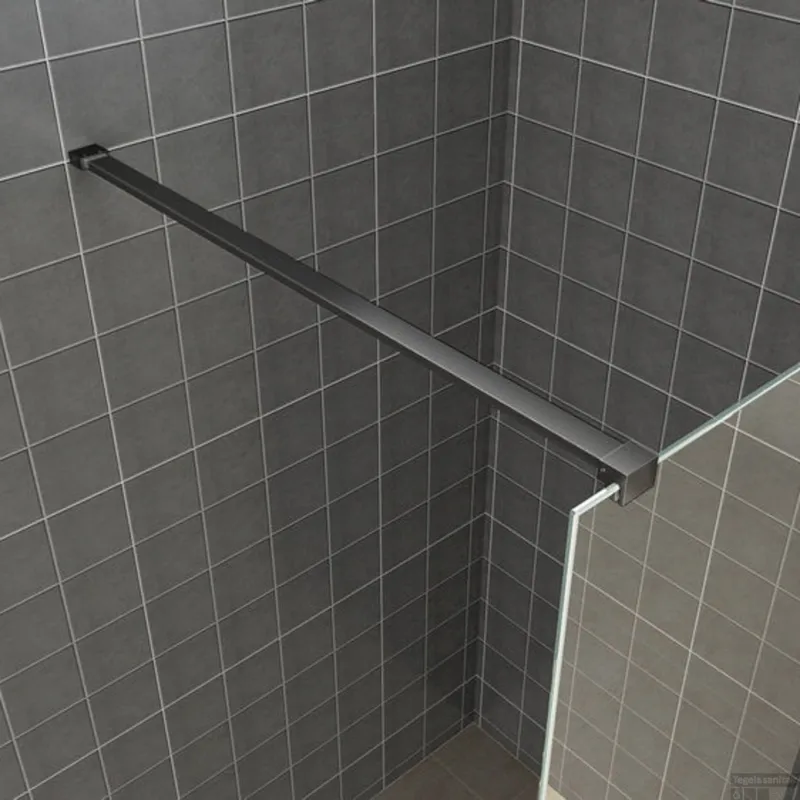 Vierkante Stabilisatiestang 120 cm Mat Zwart (complete set) Fabrieksprijs