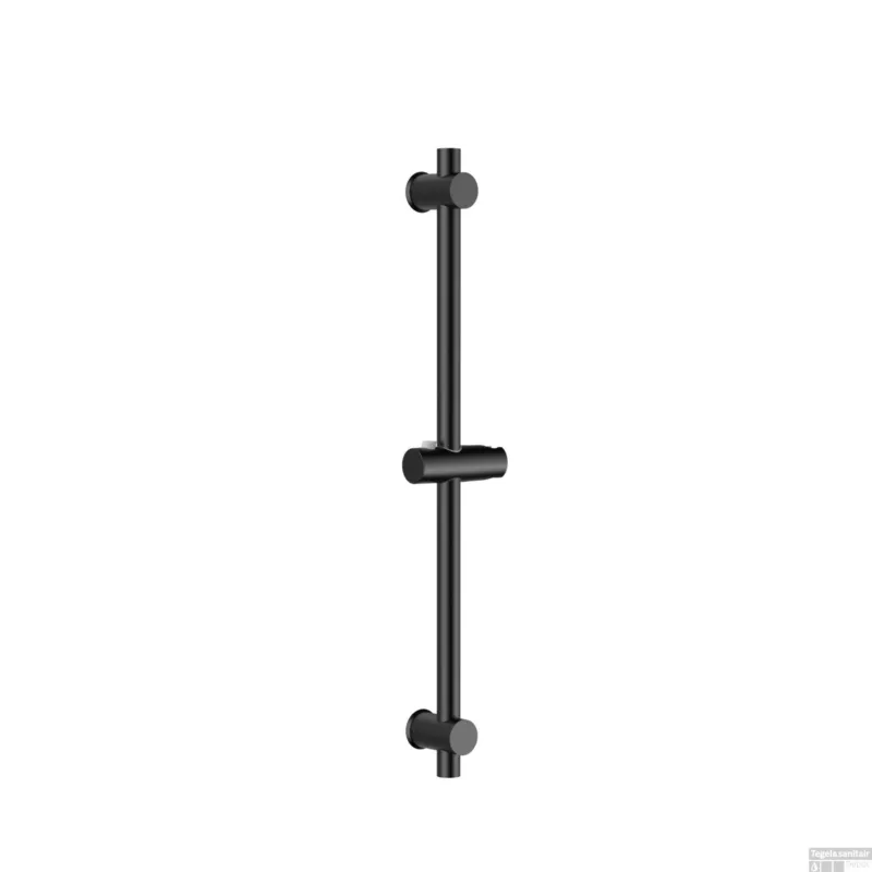 Flitsaanbieding Glijstang BWS Sensa met Wateraansluiting 66 Cm Geborsteld Mat Zwart PVD