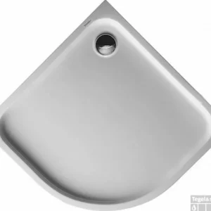 Premium Duravit D-code Kwartronde Douchebak 90x8,5 Cm. Wit