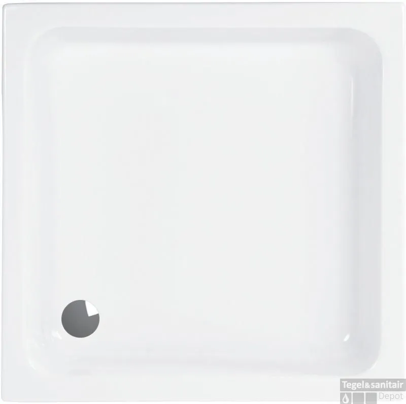 Wisa Salamanca Douchebak 90 X 90 X 10 Cm. Wit Populair