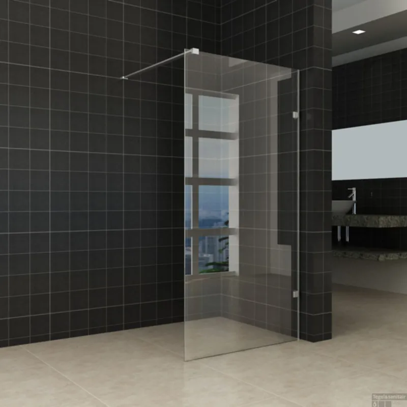 Fabrieksprijs Inloopdouche Profielloos Wiesbaden 50x200 8mm NANO glas