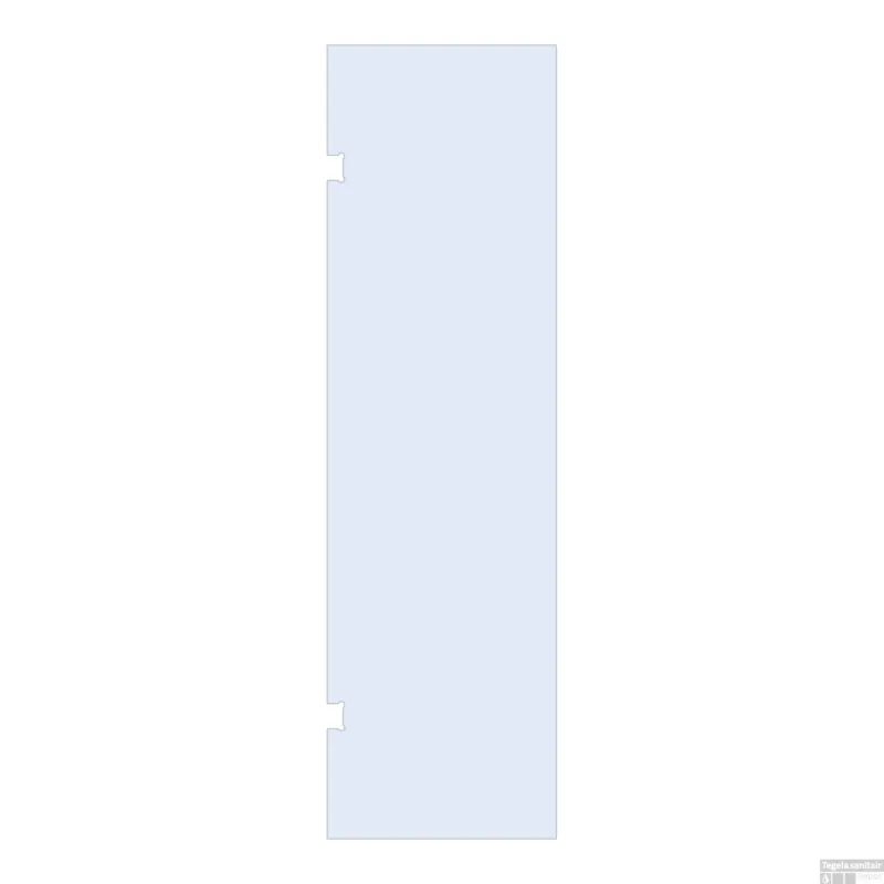 BRAUER Wand 70 helder glas enkelzijdige uitsparingen Betrouwbaar