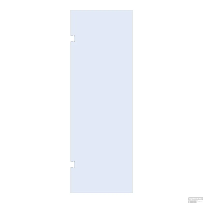 Korting BRAUER Wand 80 helder glas enkelzijdige uitsparingen