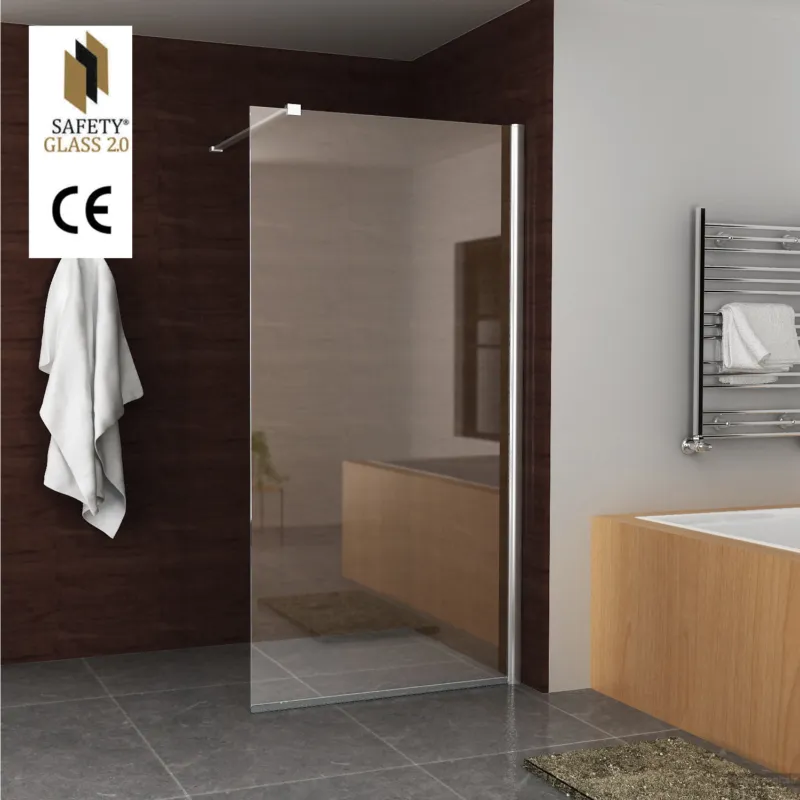 BWS Inloopdouche Met Muurprofiel 90x200cm Safety Glass En Nano Glas 10mm Veilige Betaling