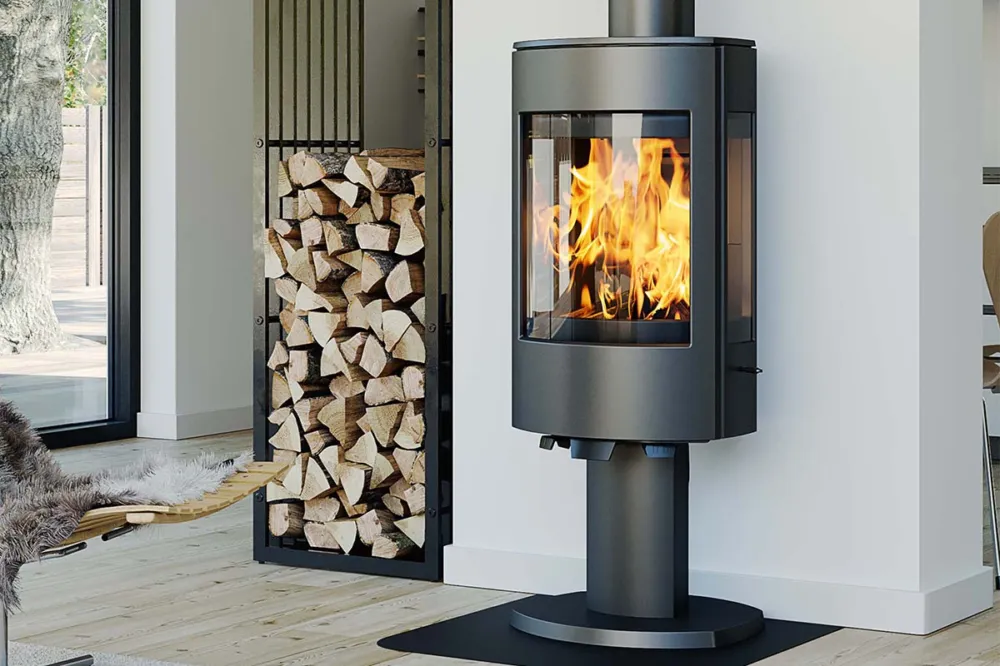 Direct Verzonden Dovre Astro 4CB/P met voet houtkachel