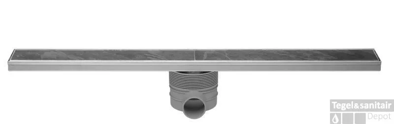 Easy Drain Tegeldrain Tegel Afv.goot 9,8 x 60cm met sifon (tgl.roosterd.12mm) Rvs Weekendaanbieding