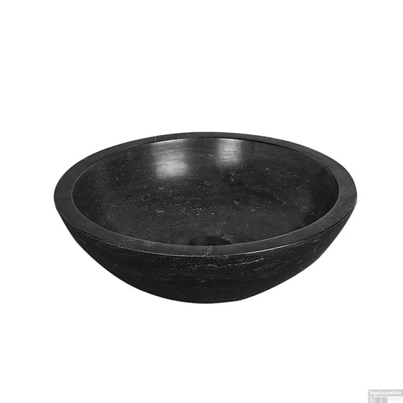 BWS Hardstenen Opzetwastafel Atomic 40 cm Fabrieksprijs